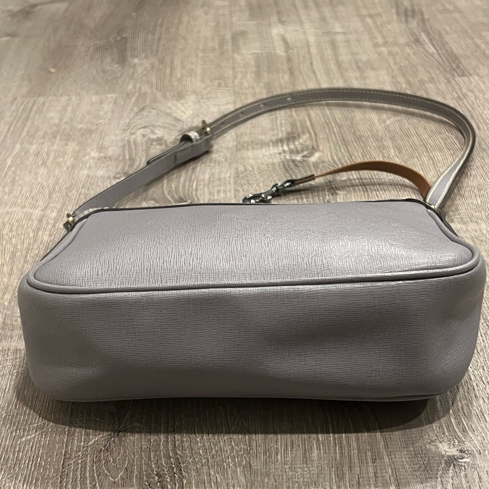 Dooney & Bourke Women's Saffiano East/West Pocket Crossbody Gray - Picture 8 of 12
